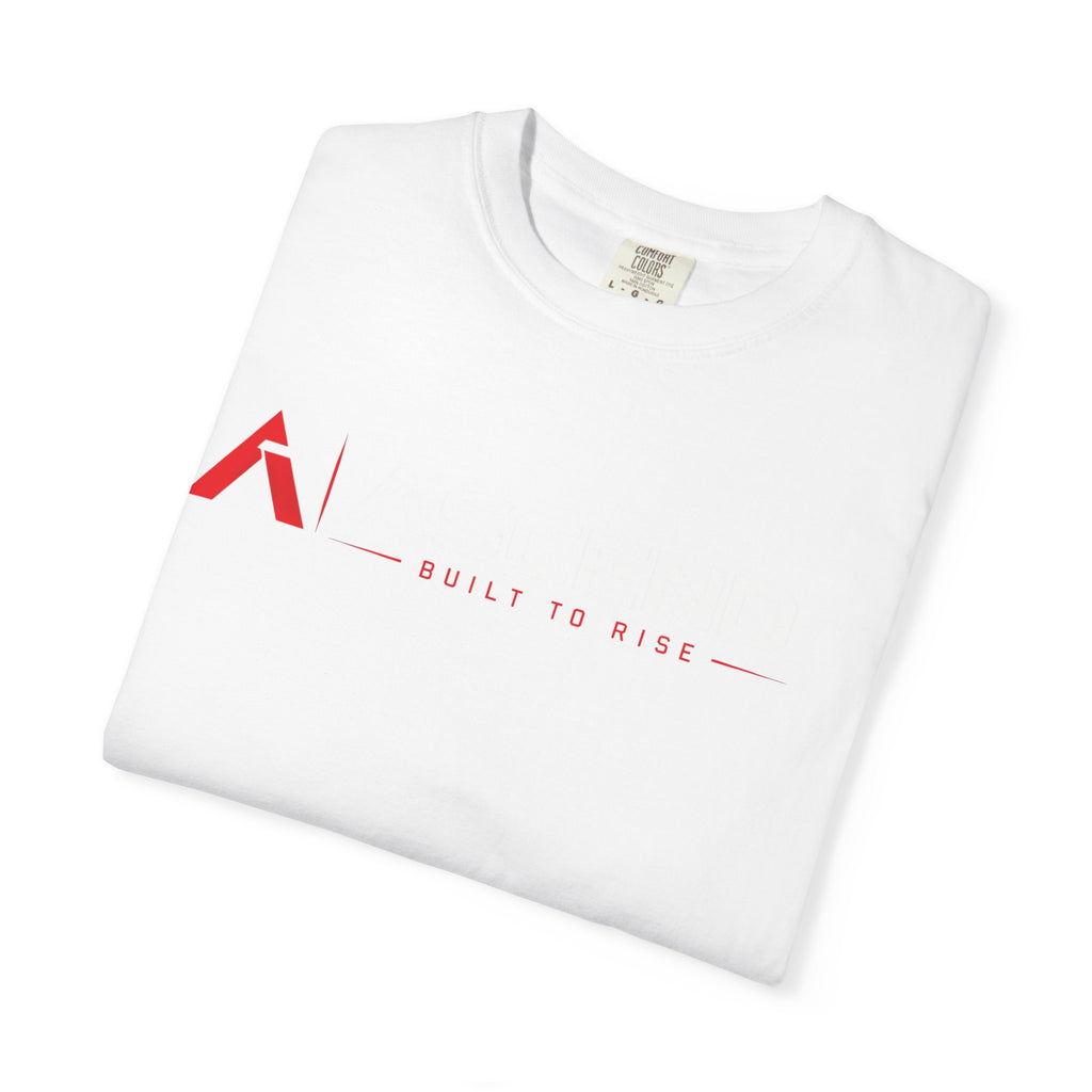 T-Shirt "Built to Rise" Minimalist Logo Tee
