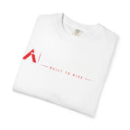 T-Shirt "Built to Rise" Minimalist Logo Tee