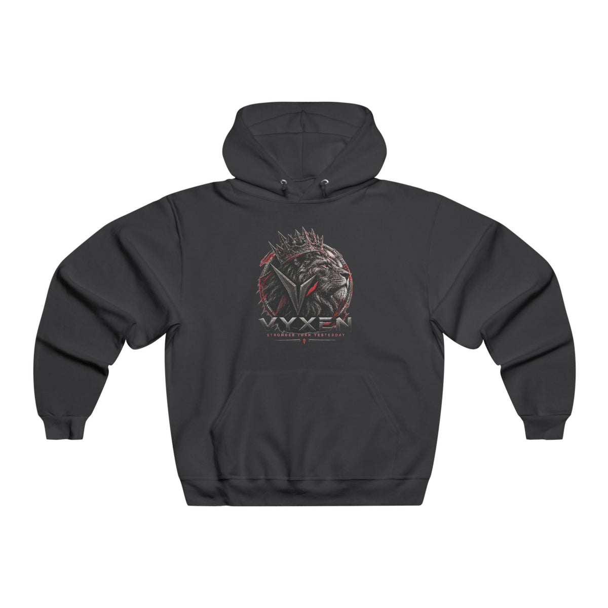 VYXEN Graphic Hoodie — Gothic Crest Logo Pullover
