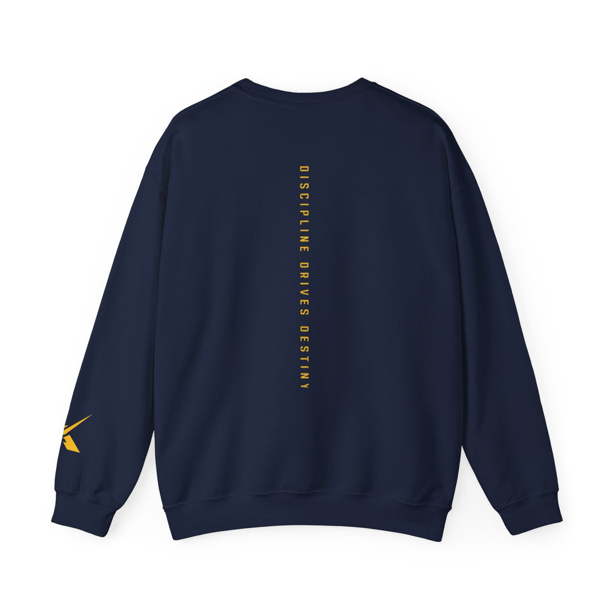 Crewneck Sweatshirt — Minimal 'AXIOM' Logo Pullover with Vertical Back Text