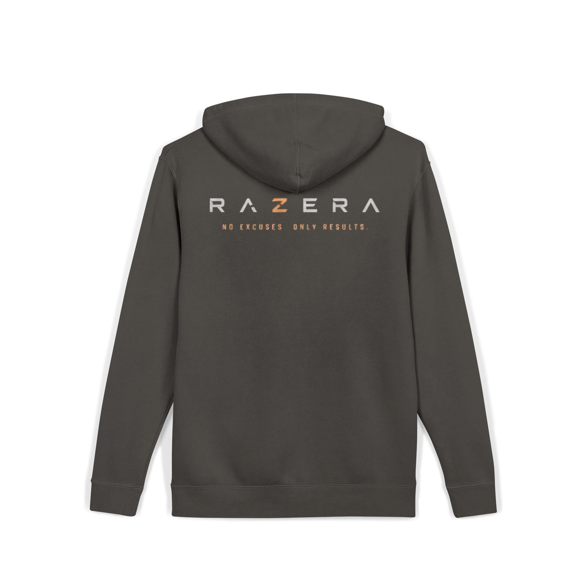 Pigment-Dyed Logo Hoodie — Bull Skull Front & Razera Back