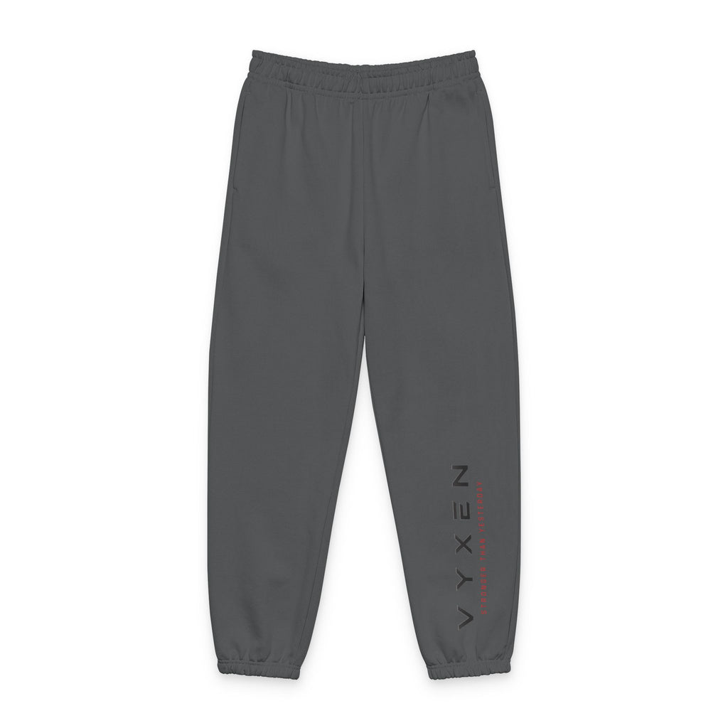 VYXEN Logo Sweatpants — Minimal Branded Joggers