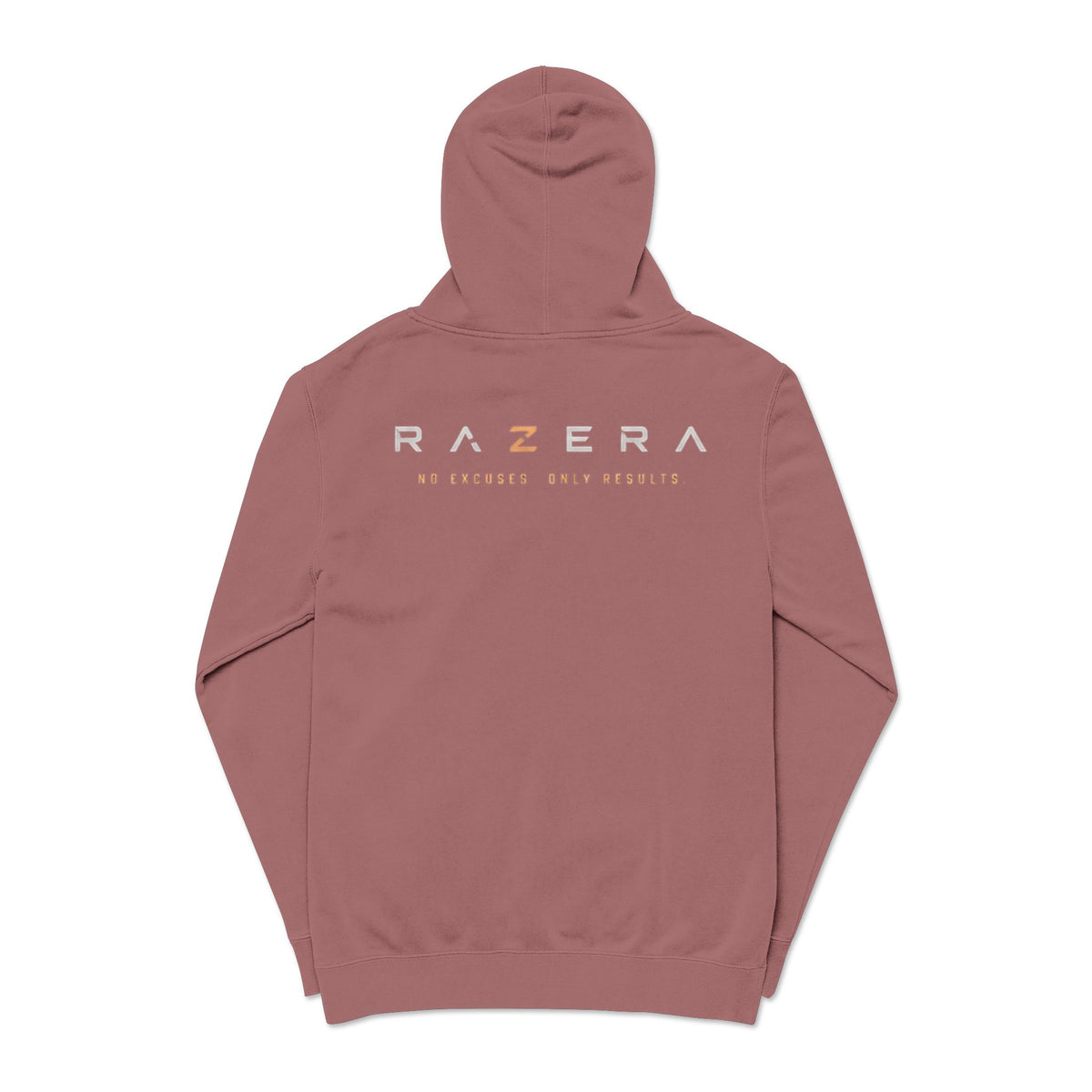 Pigment-Dyed Logo Hoodie — Bull Skull Front & Razera Back
