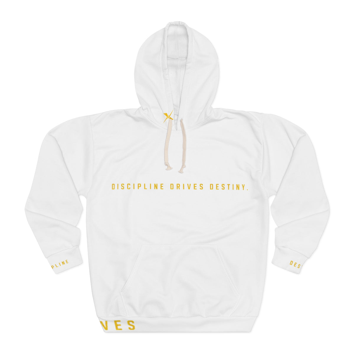Motivational Axiom Hoodie — "Discipline Drives Destiny" Pullover