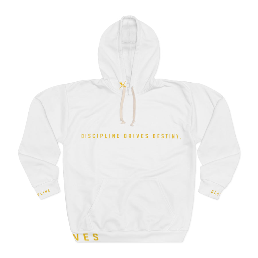 Motivational Axiom Hoodie — "Discipline Drives Destiny" Pullover