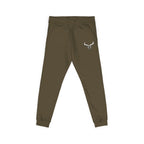 Embroidered Longhorn Fleece Sweatpants — Relaxed Western Joggers