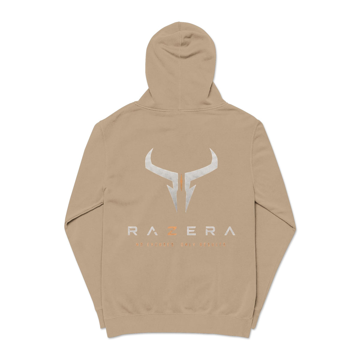 Razera Bull Logo Hoodie — Pigment-Dyed Pink Comfort Pullover