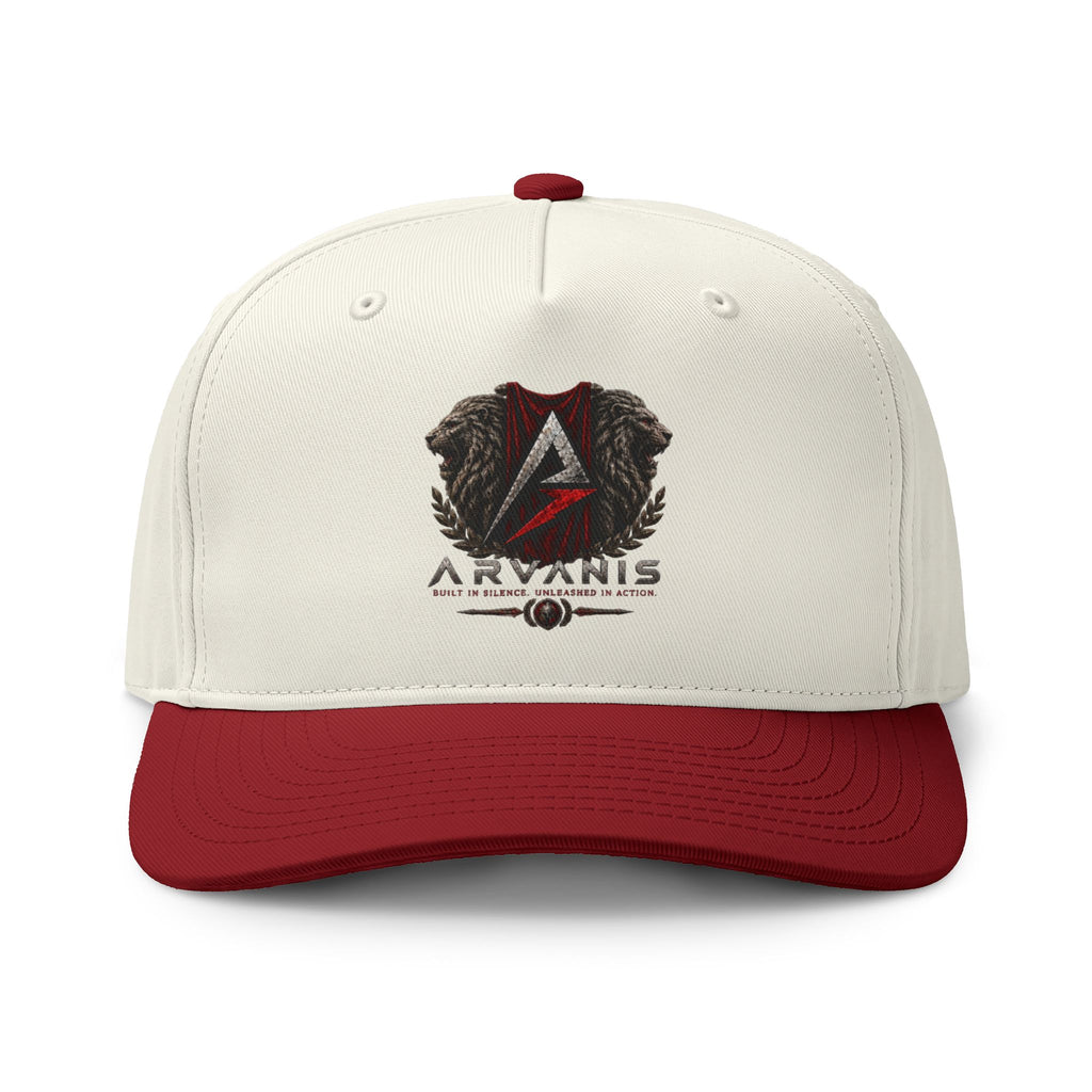 Two-Tone Logo Cap — Aryanis Shield Baseball Hat