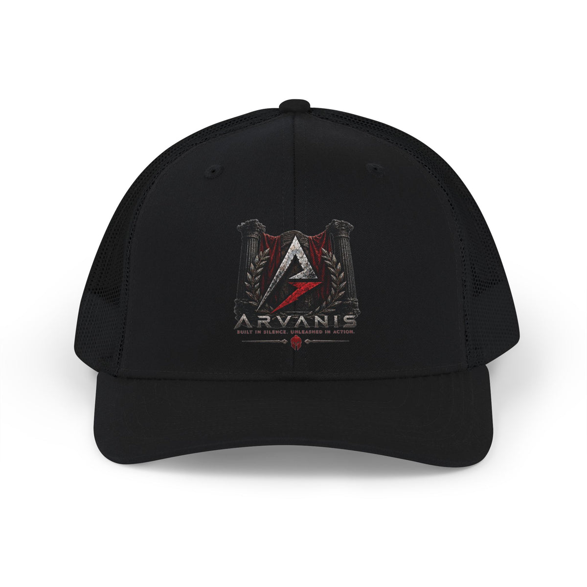 Aevans Wings Logo Snapback Trucker Cap — Vintage Military Patch Hat