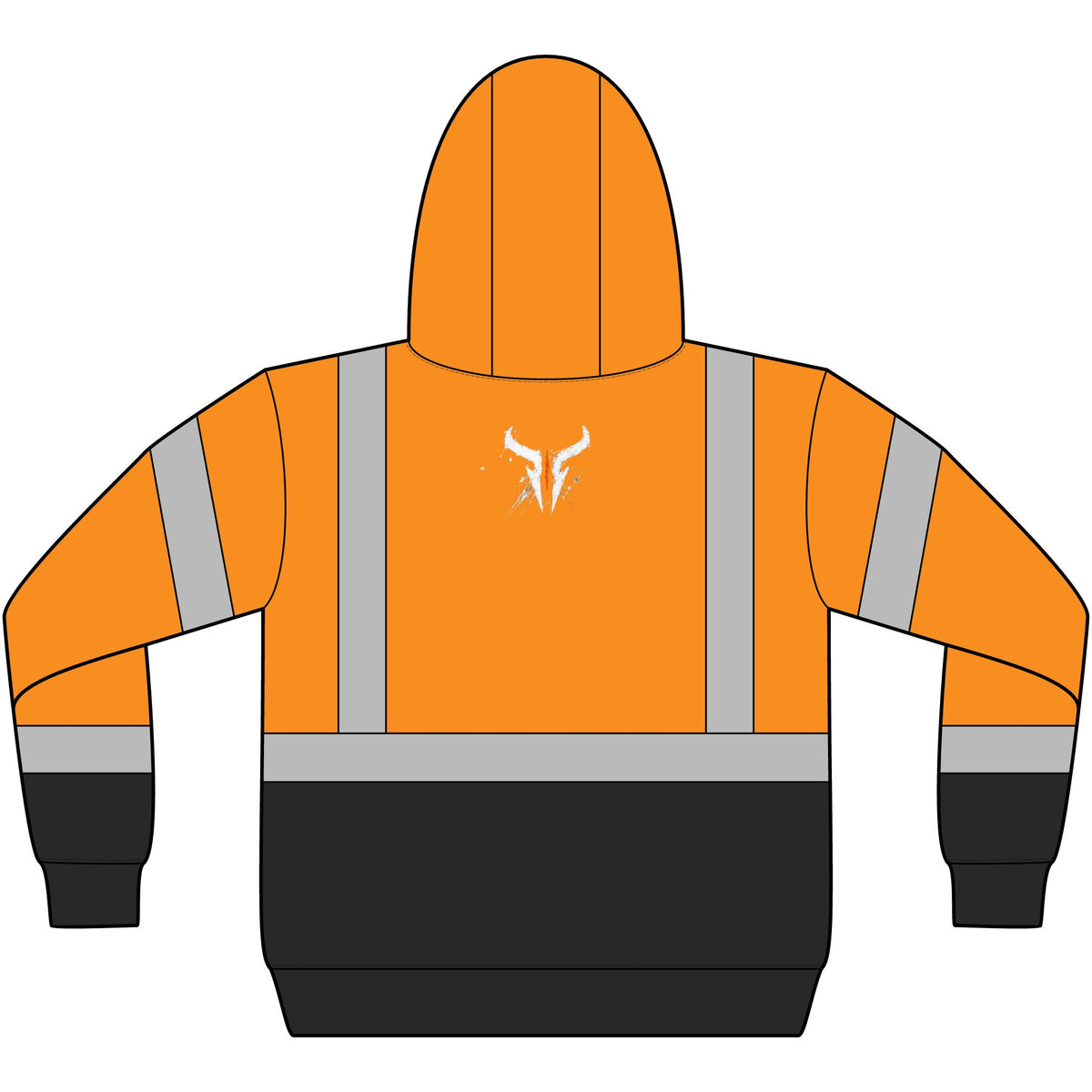 Hi-Vis Safety Hoodie — ANSI Class 3 Reflective Fleece Pullover
