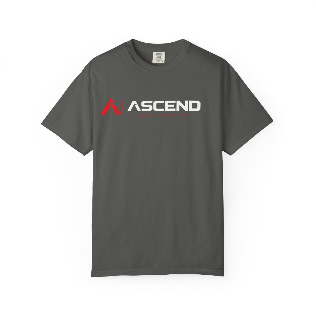 T-Shirt "Built to Rise" Minimalist Logo Tee