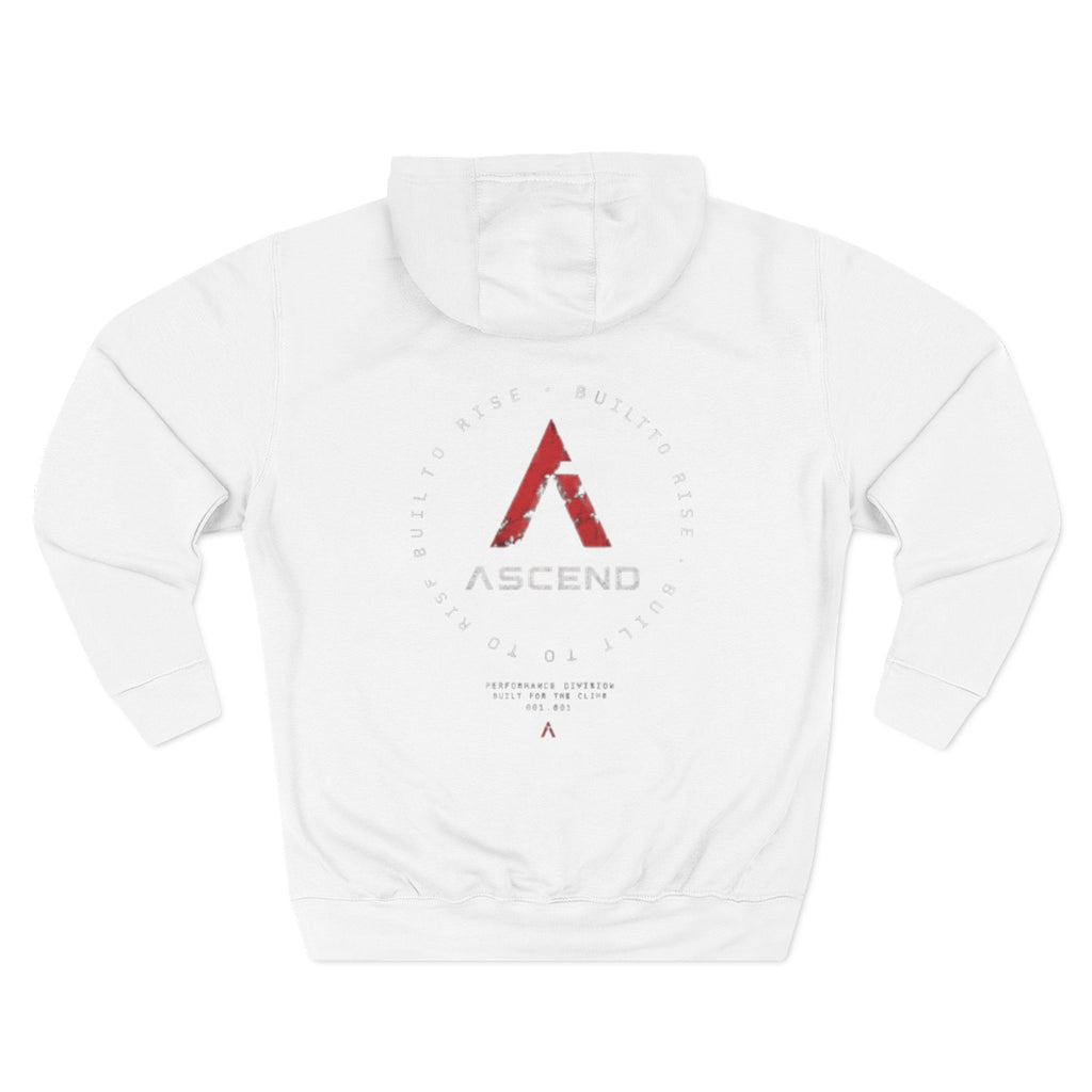 Ascend Mountain Logo Hoodie — Minimalist Outdoor Adventure Fleece