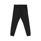 Embroidered Vytan Logo Sweatpants – White Fleece Joggers