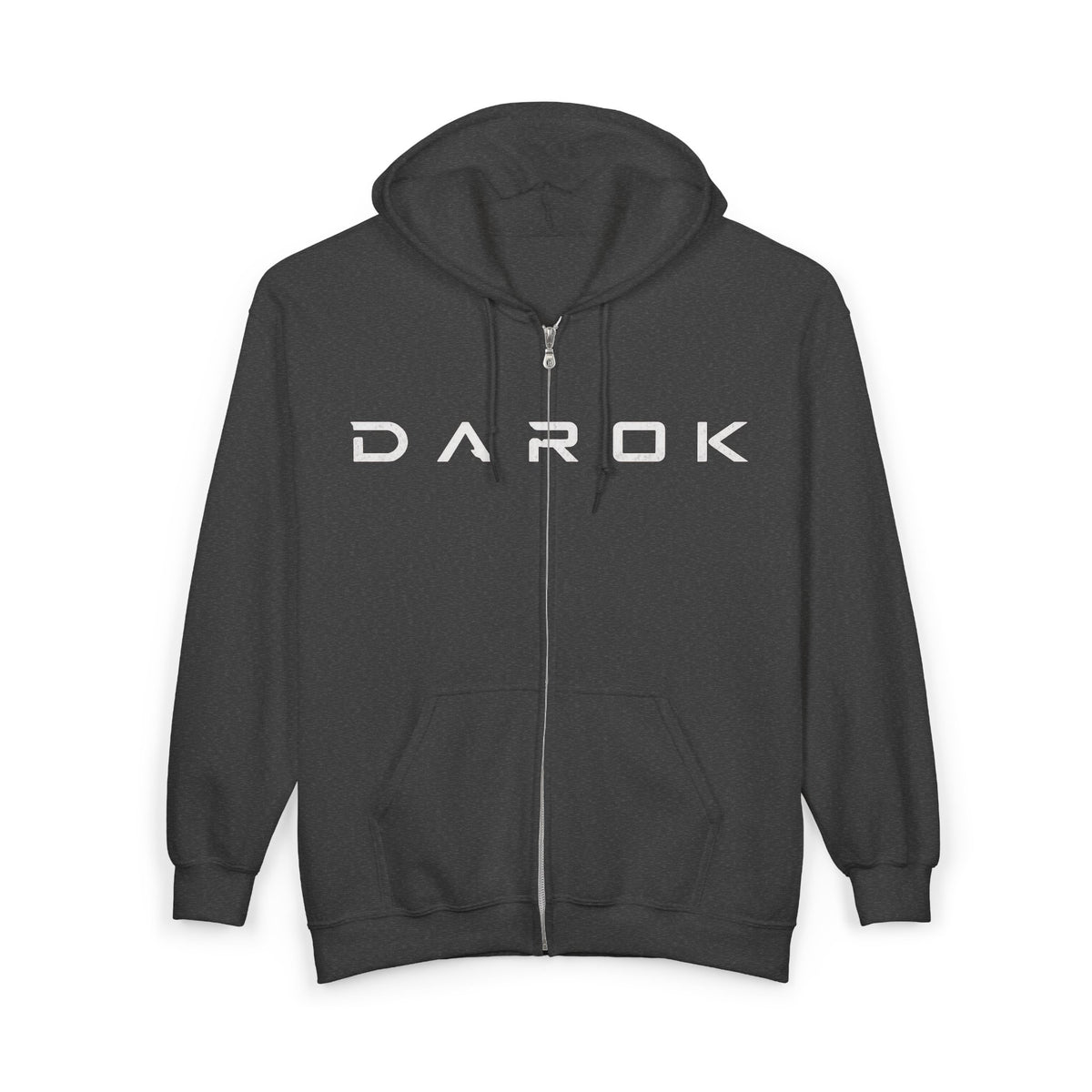 Zip Hoodie — DAROK Logo with “Defy. Endure. Repeat.” Back