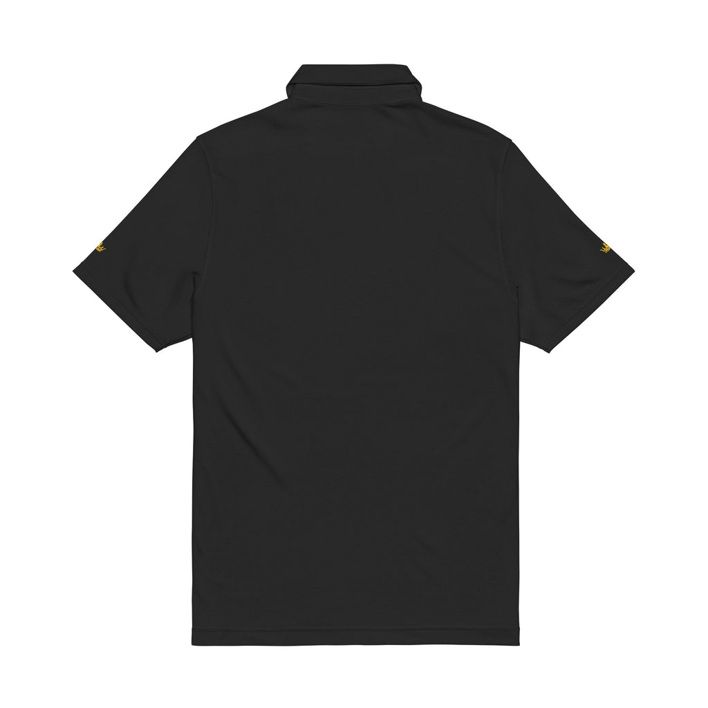 Embroidered White Men's Performance Polo