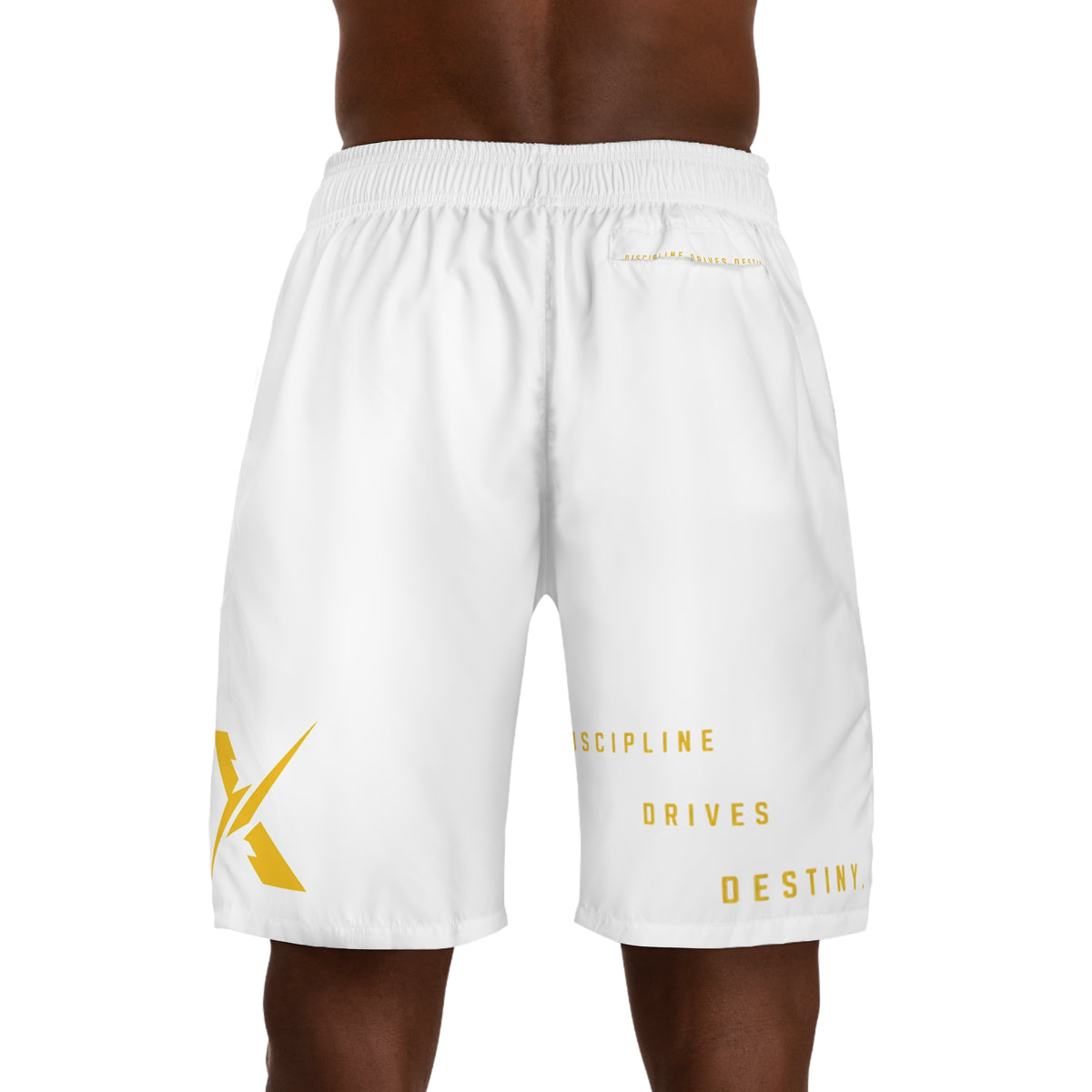 Men's Athletic Jogger Shorts — Axiom Logo & “Discipline Drives Destiny” Performance Shorts
