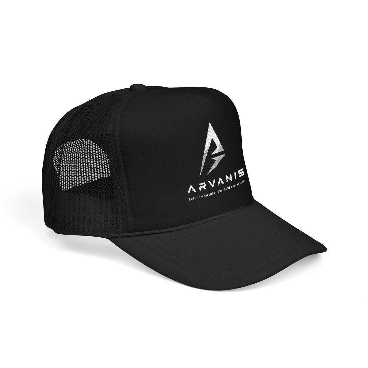 Arvanis Logo Trucker Hat — Vintage Distressed Foam Cap