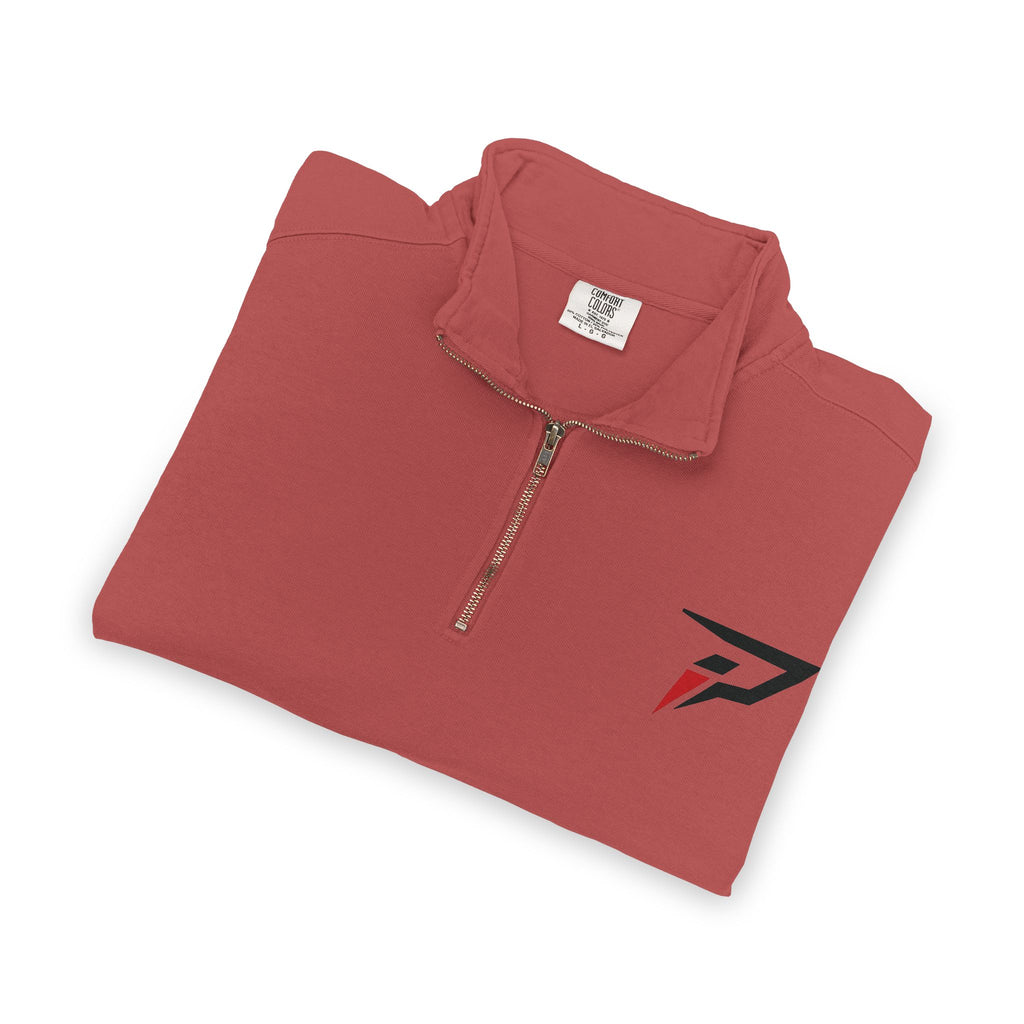 Primalis Quarter-Zip Sweatshirt — Minimal Athletic Logo Pullover