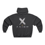 Axiom Logo Hoodie — Minimal Streetwear Pullover with Back Graphic