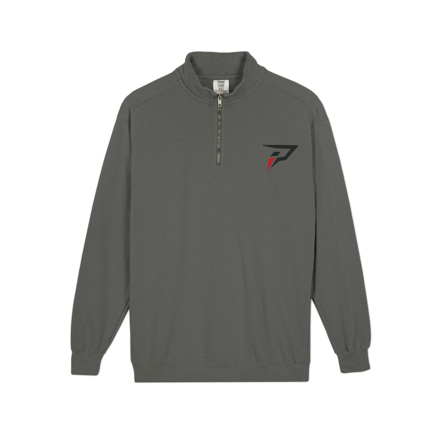 Primalis Quarter-Zip Sweatshirt — Minimal Athletic Logo Pullover