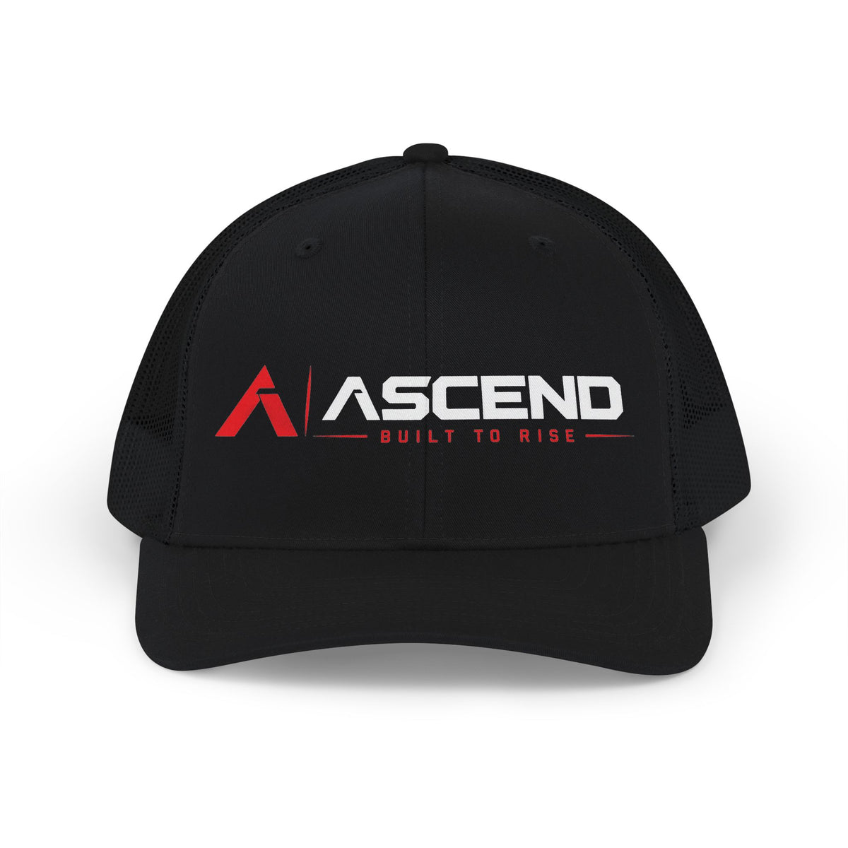 Trucker Cap — 'Ascend: Built to Rise' Logo Mesh Snapback