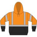 Hi-Vis Safety Hoodie — ANSI Class 3 Reflective Fleece Pullover