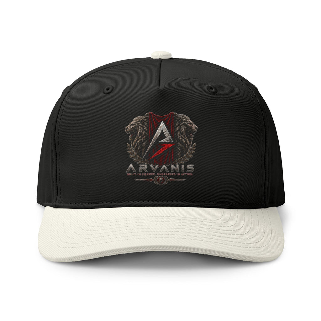 Two-Tone Logo Cap — Aryanis Shield Baseball Hat