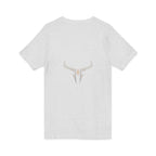 Razera Bull Logo V-Neck Tee — Minimal Gaming Emblem T-Shirt