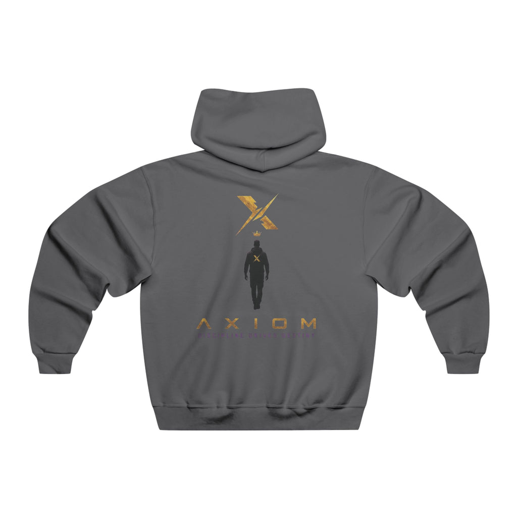Axiom Sci‑Fi Graphic Hoodie — 'Axiom' Logo & Night Alley Print