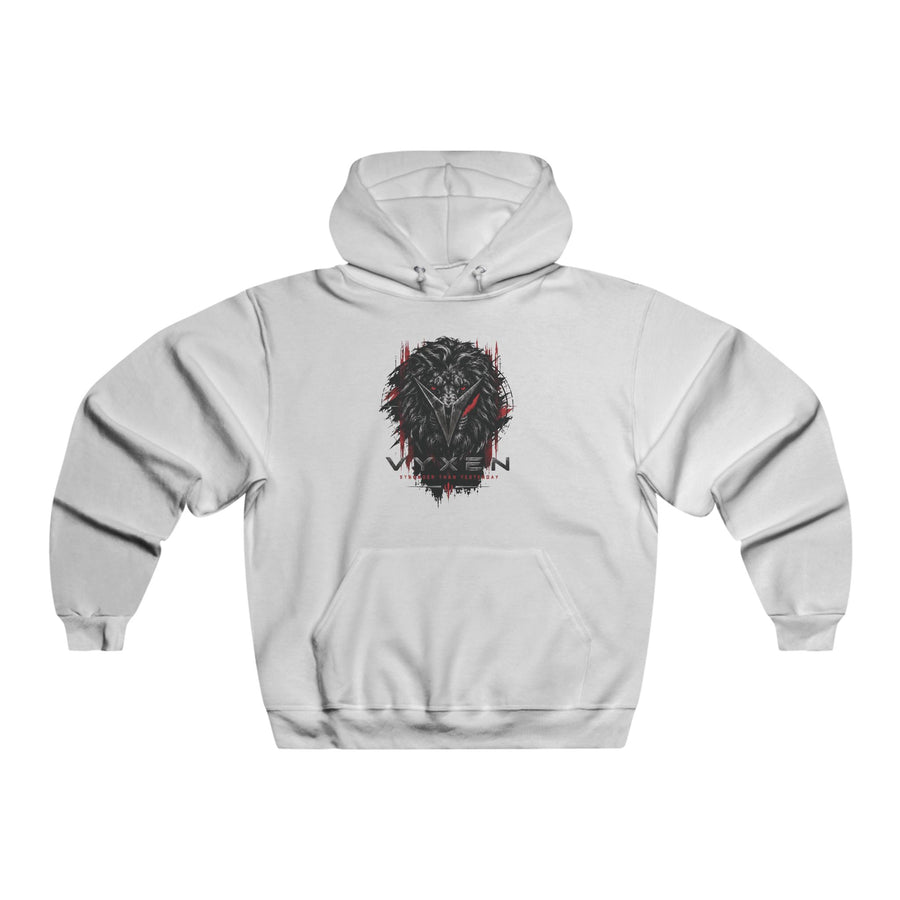 VYXEN Masked Wolf Graphic Hoodie — Dark Tribal Skull Design