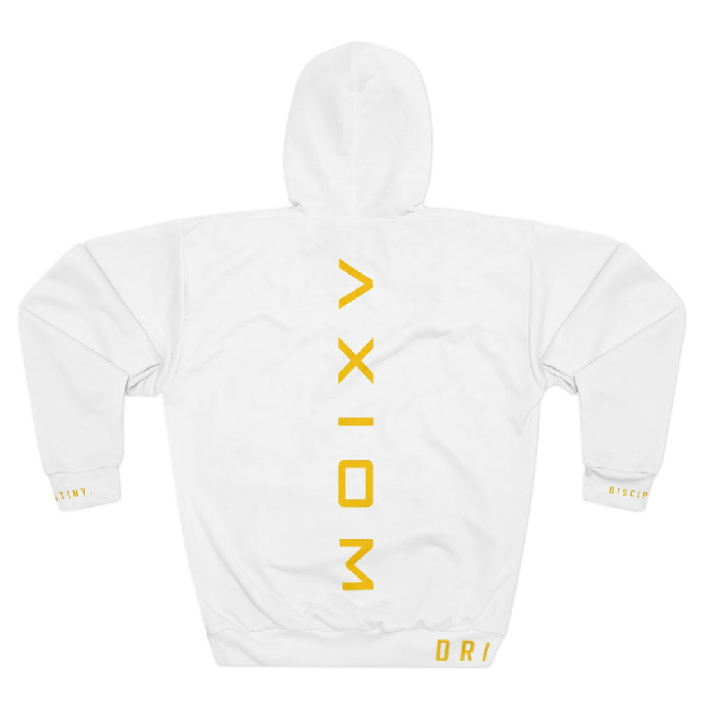 Motivational Axiom Hoodie — "Discipline Drives Destiny" Pullover