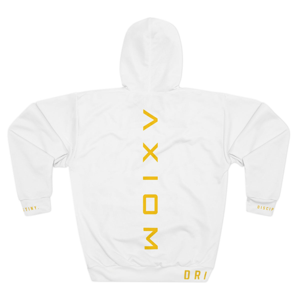 Motivational Axiom Hoodie — "Discipline Drives Destiny" Pullover