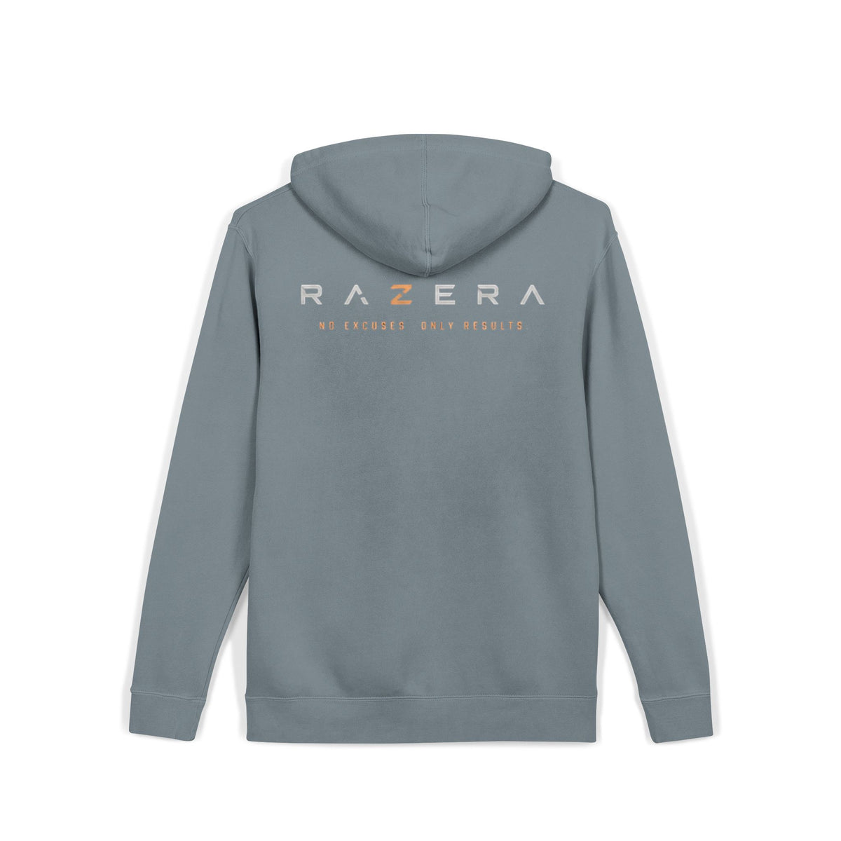 Pigment-Dyed Logo Hoodie — Bull Skull Front & Razera Back