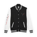 Vyxen Red & White Letterman Jacket — "VYXEN" Sleeve Logo