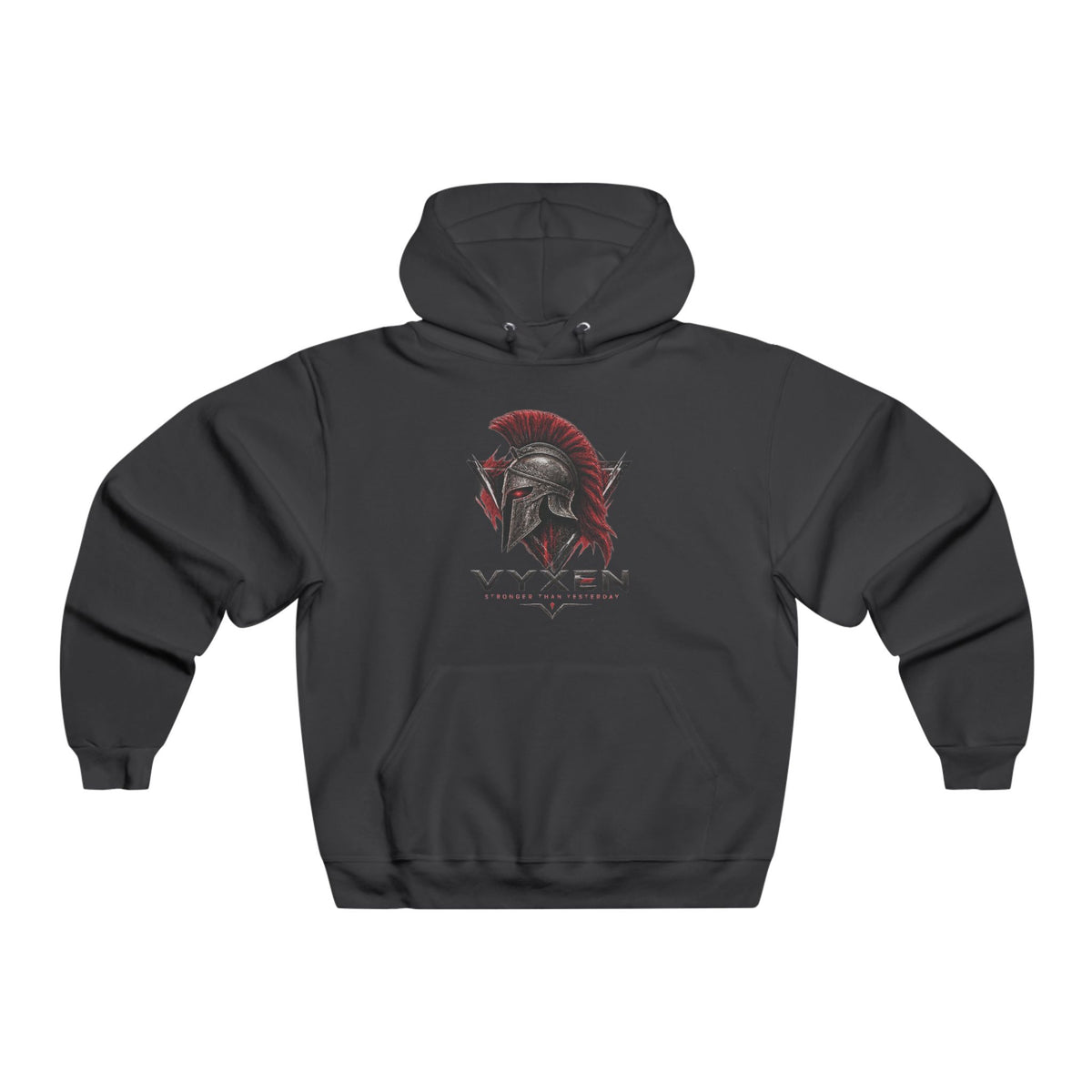 Vyxen Spartan Helmet Hoodie — Athletic Graphic Pullover