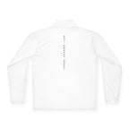 Quarter-Zip Pullover — Minimal Crescent Moon "Stay Grounded, Breathe"