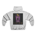 Axiom Sci‑Fi Graphic Hoodie — 'Axiom' Logo & Night Alley Print