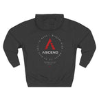 Ascend Mountain Logo Hoodie — Minimalist Outdoor Adventure Fleece