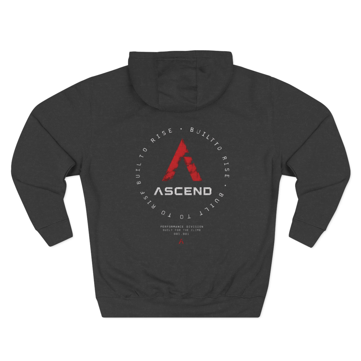 Ascend Mountain Logo Hoodie — Minimalist Outdoor Adventure Fleece