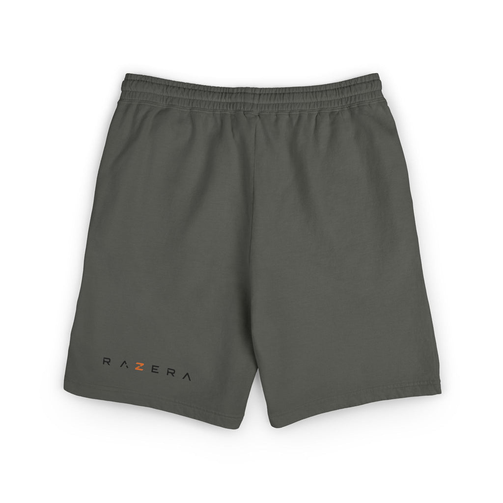 Lightweight Fleece Sweat Shorts — Garment-Dyed Comfort with Subtle Logo