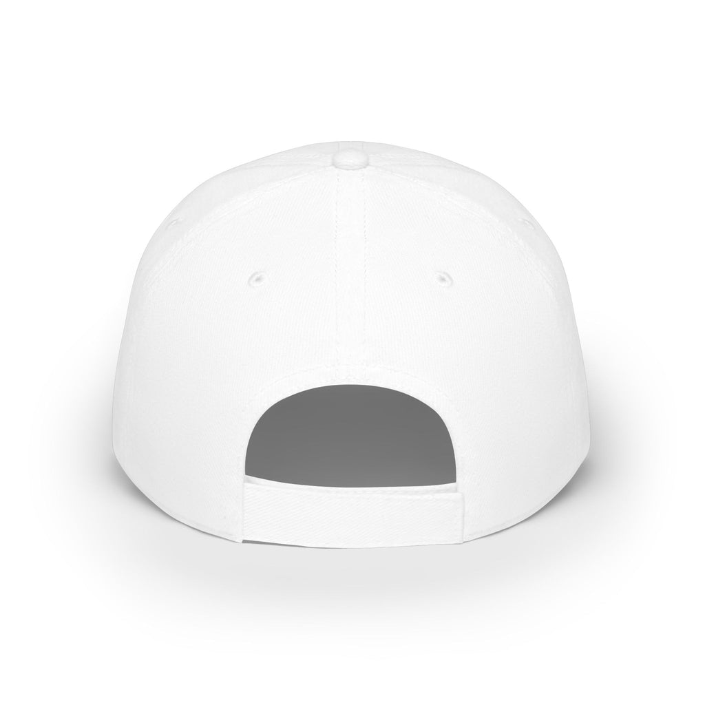 Low Profile Baseball Cap — Dark Gothic Owl Skull Design