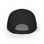 Low Profile Baseball Cap — Dark Gothic Owl Skull Design