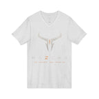 Razera Bull Logo V-Neck Tee — Minimal Gaming Emblem T-Shirt