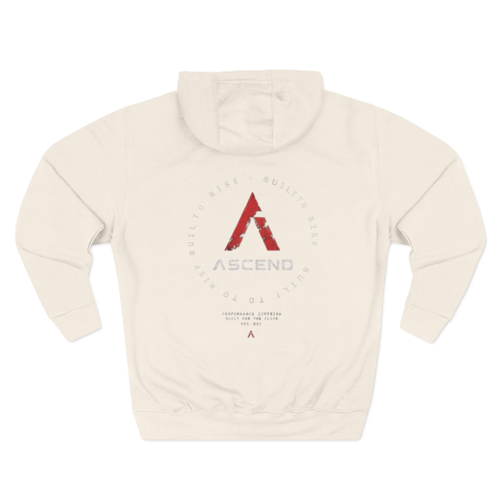 Ascend Mountain Logo Hoodie — Minimalist Outdoor Adventure Fleece