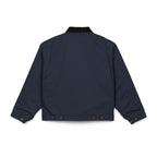 Work Jacket – Minimal Bull Skull Logo Black Duck Cloth Jacket
