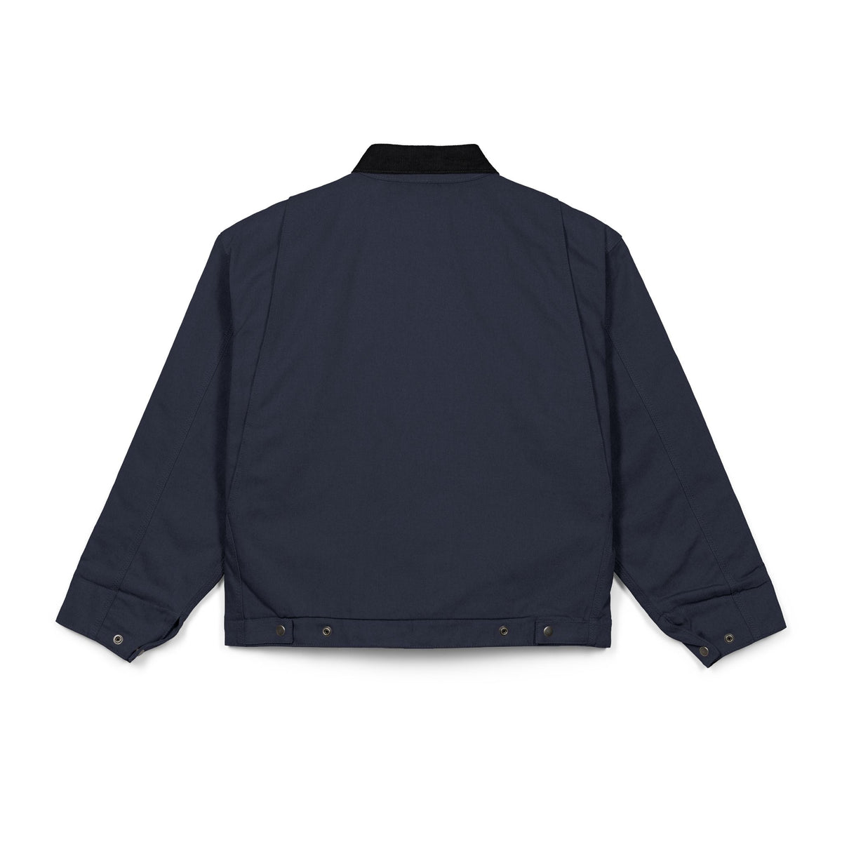 Work Jacket – Minimal Bull Skull Logo Black Duck Cloth Jacket