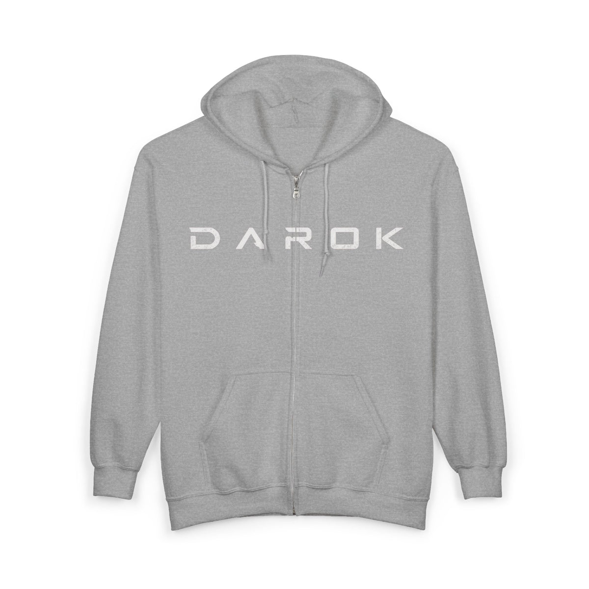 Zip Hoodie — DAROK Logo with “Defy. Endure. Repeat.” Back