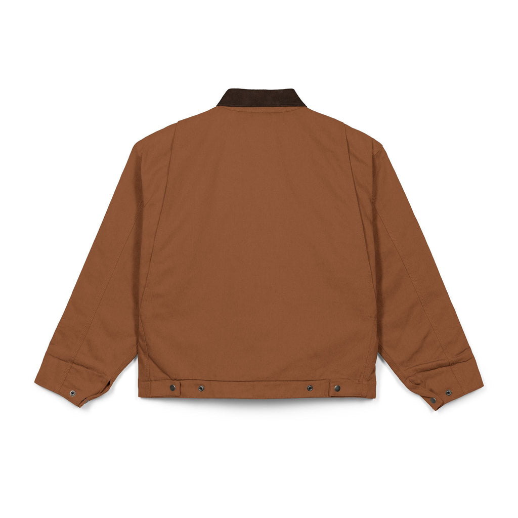Work Jacket – Minimal Bull Skull Logo Black Duck Cloth Jacket