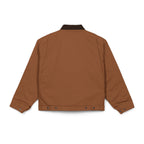 Work Jacket – Minimal Bull Skull Logo Black Duck Cloth Jacket