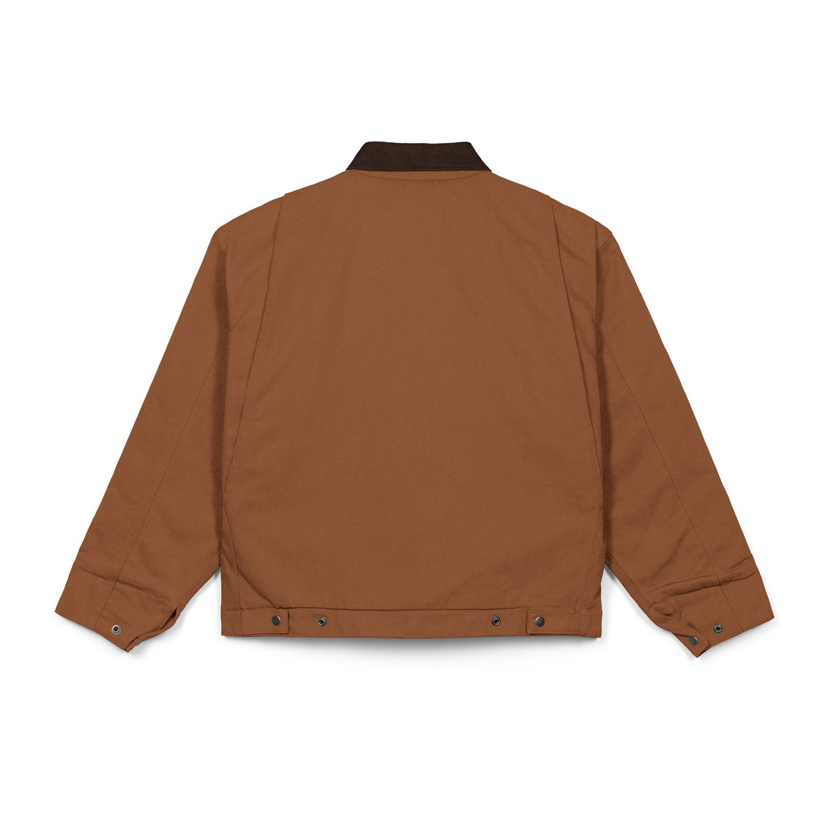 Work Jacket – Minimal Bull Skull Logo Black Duck Cloth Jacket